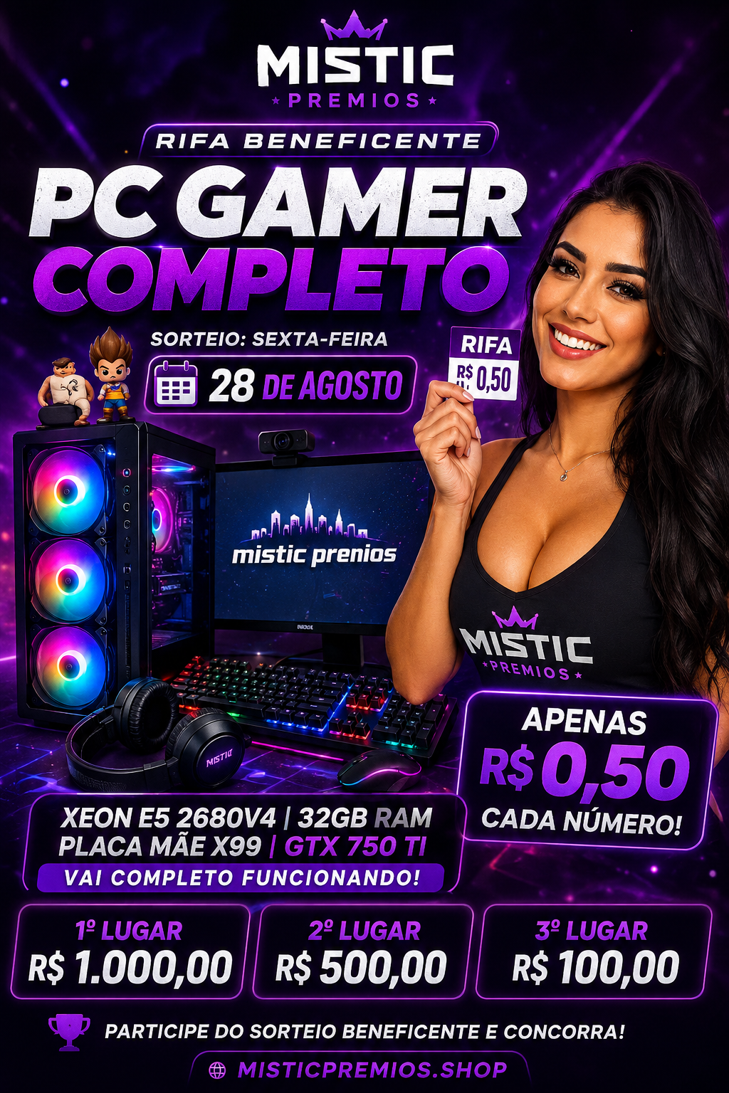 O Seu PC Gamer Completo por Apenas R$ 0,50!